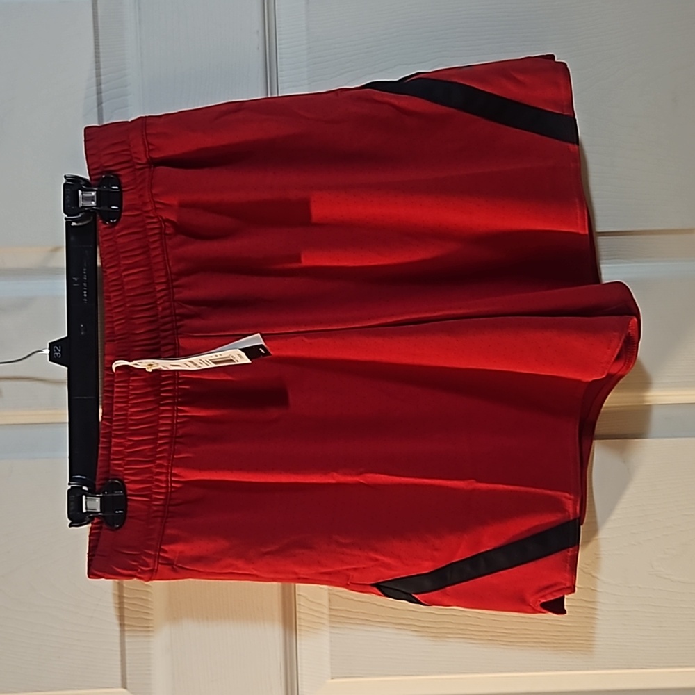 adidas Women's Select Basketball Shorts: RED/BLACK: NEW WITH TAGS: SIZE M